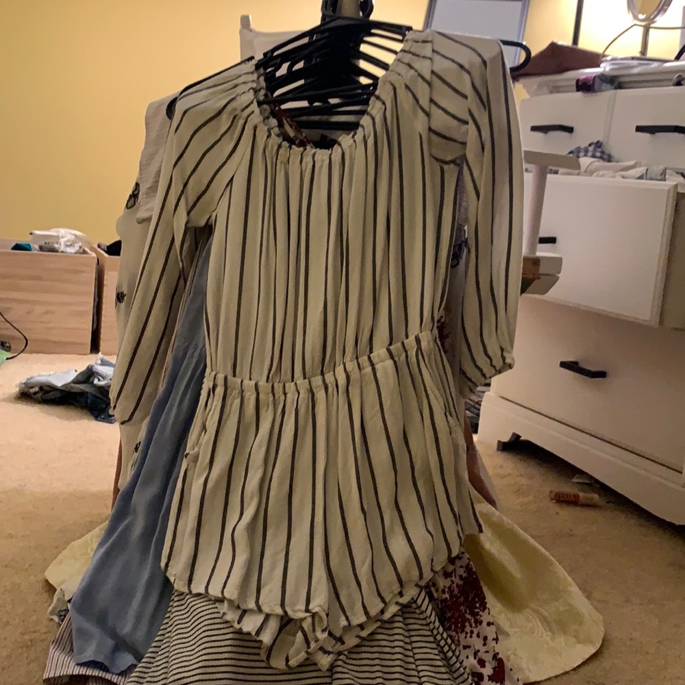 striped tillys romper